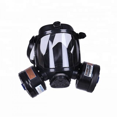 EN136 Approved Reusable Silicone Full Face Military Gas Mask