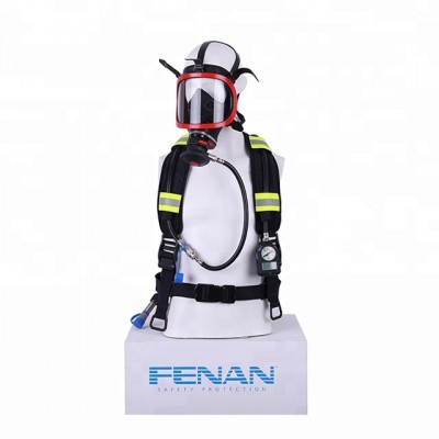 Safety fire fighting SCBA with HUD