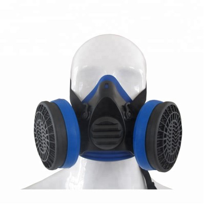 CE Approved Silicone Active Carbon Particulate Half Face Respirator Gas Mask